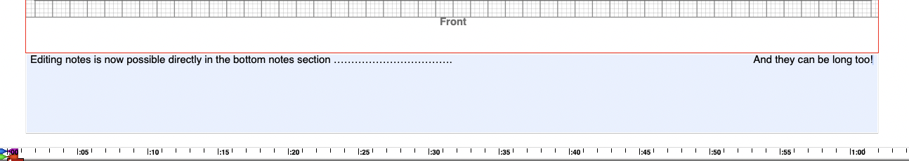 Editing notes in Print Mode